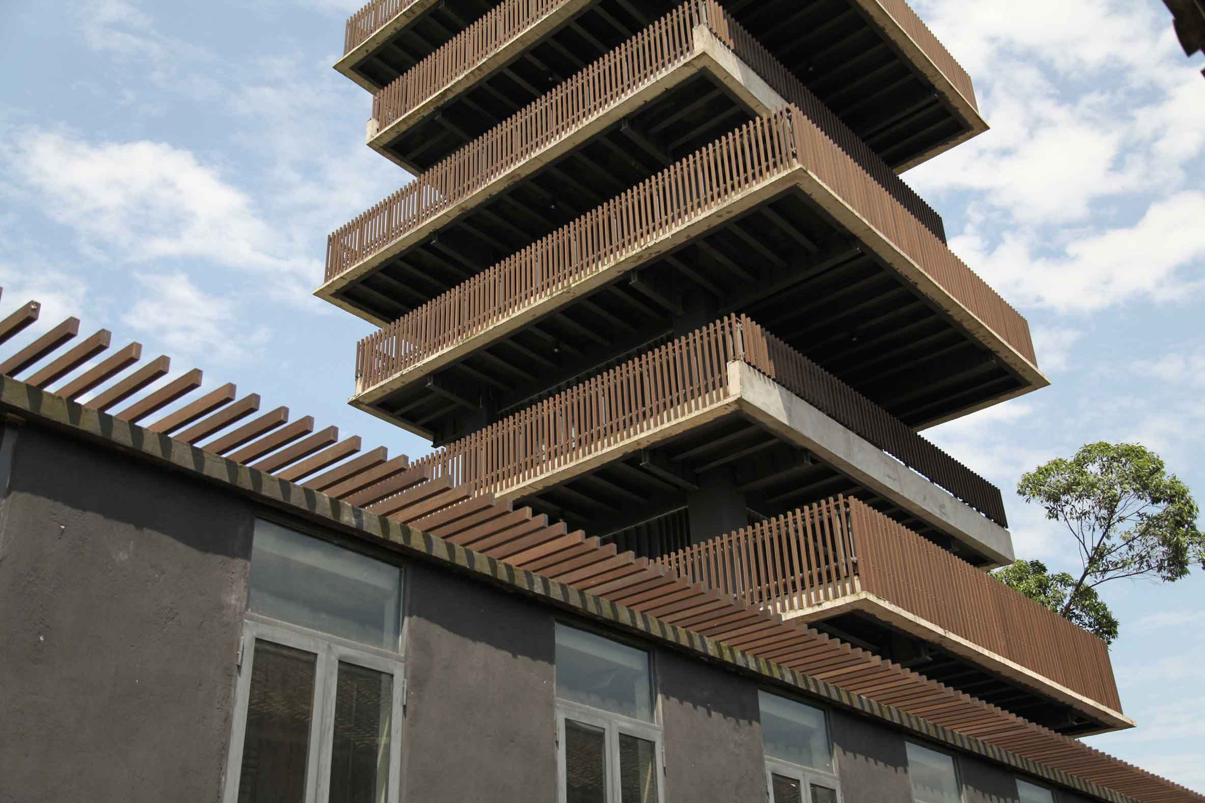 dasso.Architectural bamboo rooftop design